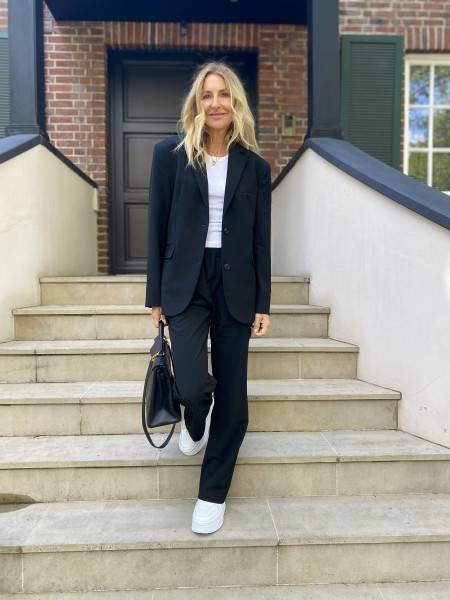 Sosue Hose Karoline Black Nur für heute