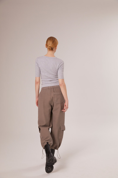 Sosue Half Arm Rip Grey Fabrikladen