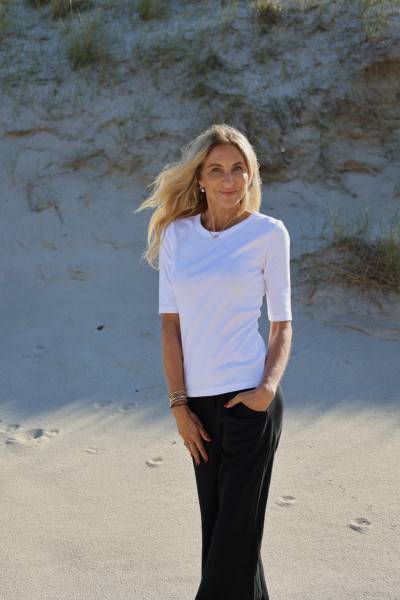 Sosue Half Arm Rip White Speichern exportieren