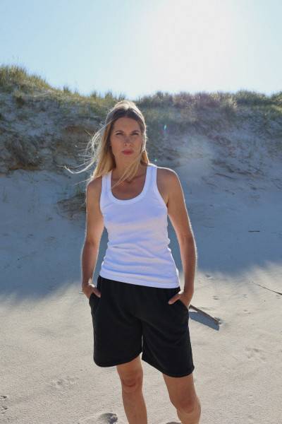 Sosue Tank Top Rip White Black Friday Preise