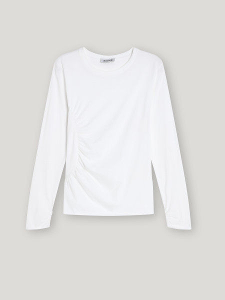 Sosue Shirt Gathering White