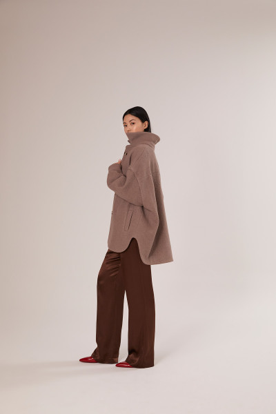 Sosue Coat Antonia Taupe Outlet
