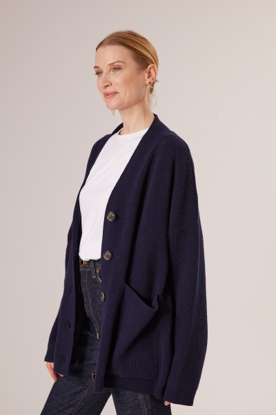Sosue Rip Cardigan darkblue Angebote
