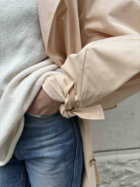 Sosue Coat Antonia Desert im Angebot
