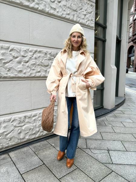 Sosue Coat Antonia Desert im Angebot