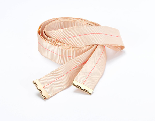 Sosue Flache Sandalen aus Leder-beige Begrenztes Angebot