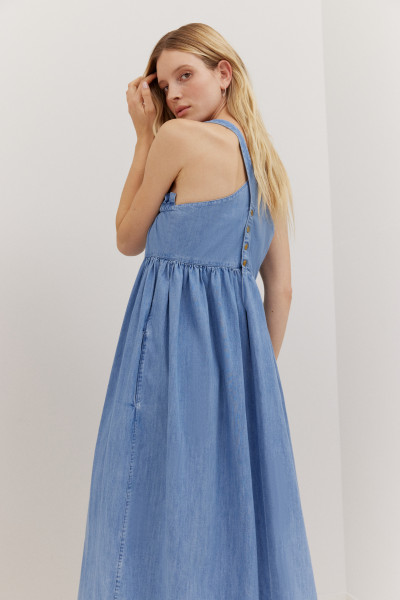 Sosue Dress Laura Denim Cyber Monday