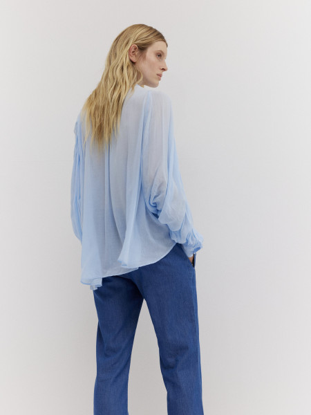 Sosue Bluse Ibiza Light Blue Online Outlet