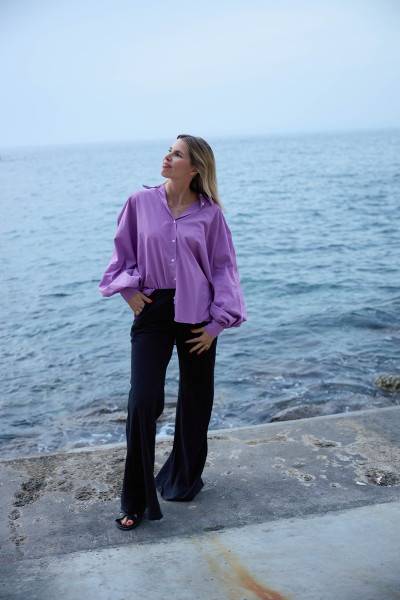 Sosue Bluse Antonia light purple Räumungsverkauf