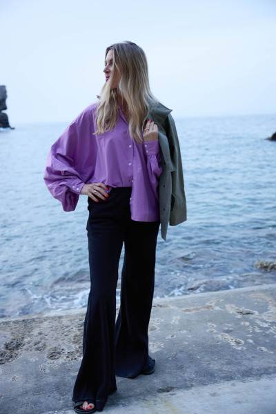 Sosue Bluse Antonia light purple Räumungsverkauf