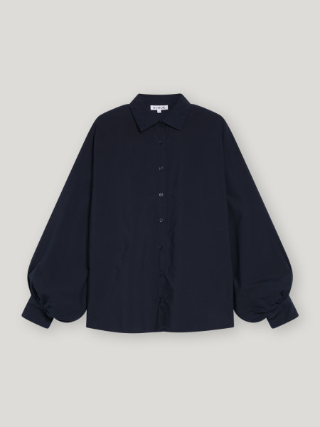 Sosue Bluse Antonia Slim Dark Blue