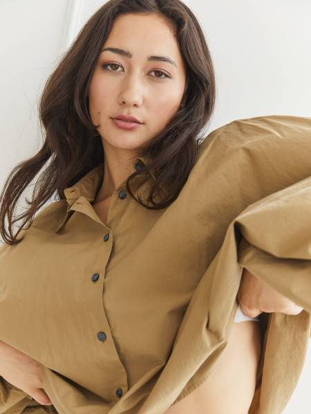 Sosue Bluse Antonia Khaki Super Sparpreis