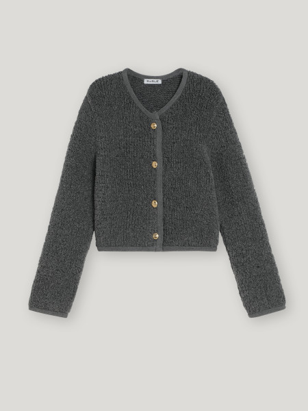 Sosue Fluffy Box Jacket Anthrazit