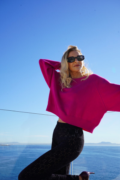 Sosue Pullover Antonia Light Fuchsia Clearance-Verkauf