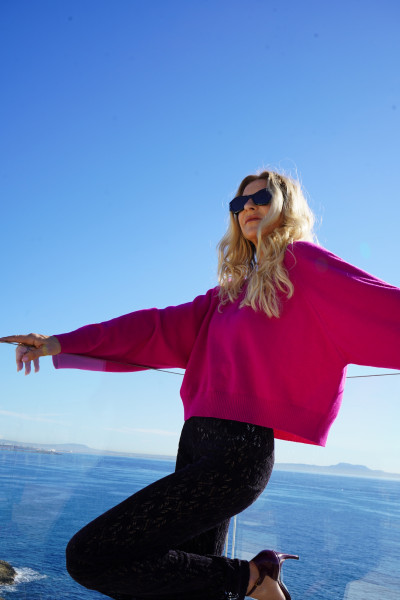 Sosue Pullover Antonia Light Fuchsia Clearance-Verkauf