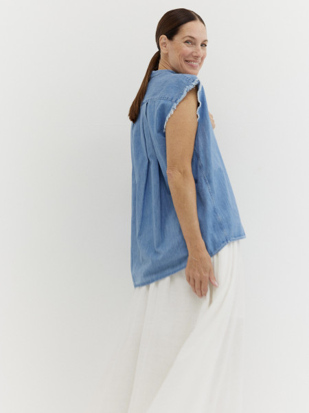 Sosue Bluse Barcelona Denim Speichern exportieren