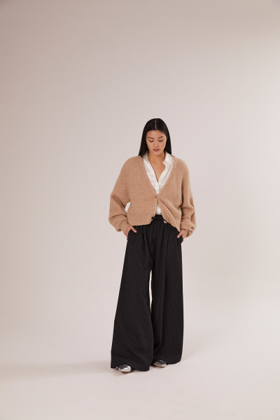 Sosue Antonia Short Cardigan Toffee Fabrik Onlineshop